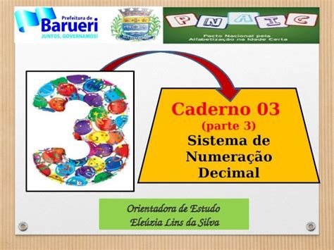 PPTX PNAIC Caderno 03 parte 3 Construção do Sistema de