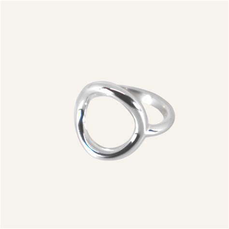 BAGUE RONDE AJOUREE EN ARGENT MASSIF ET EN PLAQUE OR