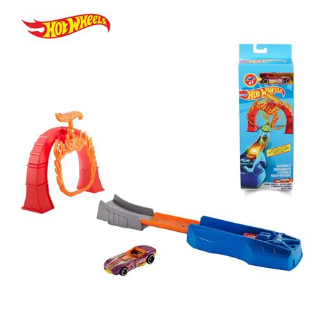 Hot Wheels Action Classic Stunt Set Mainan Trek Mobil Balap Shopee Indonesia