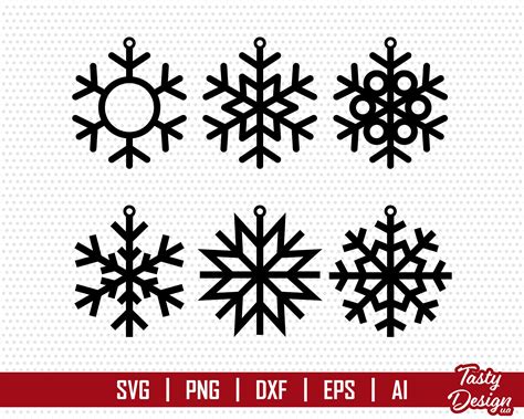 Snowflake Svg Snowflake Ornament Svg Christmas Ornament Svg - Etsy