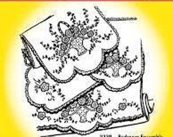 Bonnie Bonnet Aunt Martha S Vintage Embroidery Hot Iron Transfer Pattern Etsy