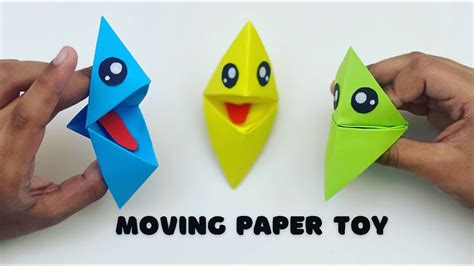 How To Make Easy Moving Paper Toy For Kids Nursery Craft Ideas