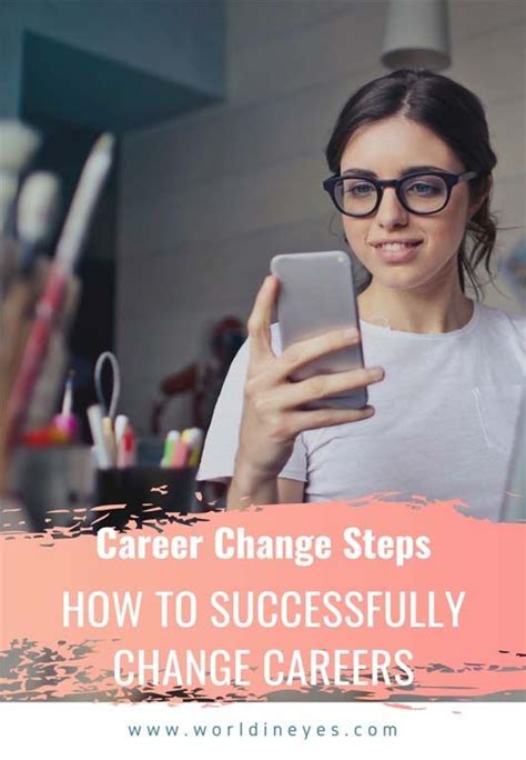 successfully change careers career change steps career