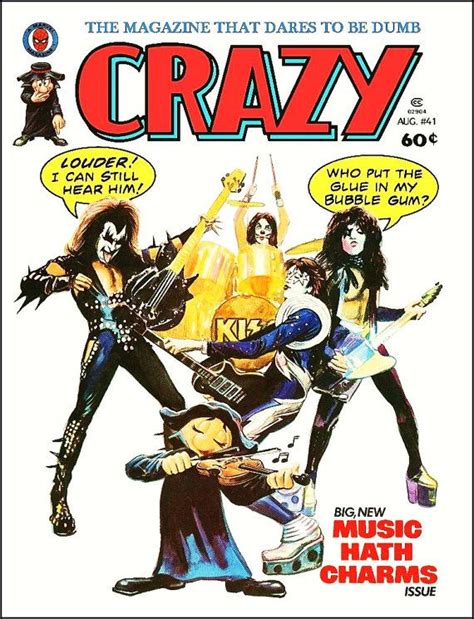 This Sale Is For A Kiss Crazy Magazine Cover Stand Up Display Features