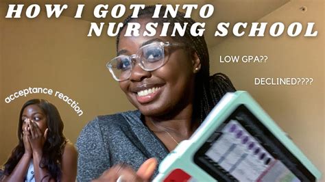 How I Got Accepted Into Nursing School Youtube