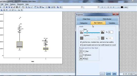 Editing Boxplots Using Spss Youtube