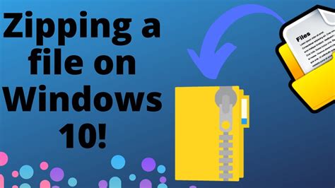 How To Zip A File On Windows 10 2020 YouTube