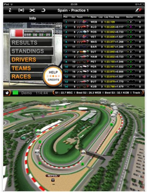 F1 Live Timing App Museumlikos