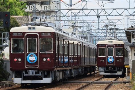 阪急伊丹線6001f•6014f「chiikawa×hankyu」hm並び かんさい街ある記