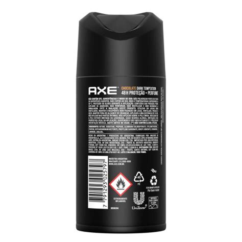 Kit 4 Desodorantes Body Spray Aerosol Axe Dark Temptation 150ml Em