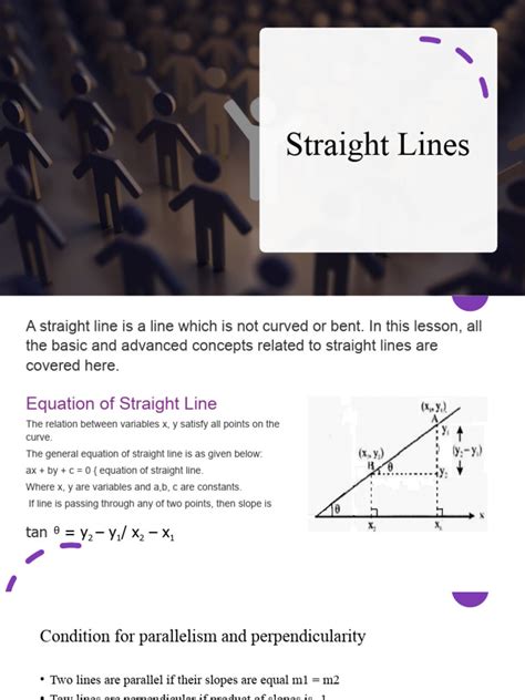 Straight Lines | PDF