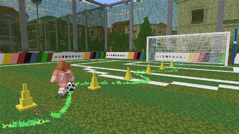 Soccer Celebration By Minecraft Minecraft Marketplace Map Minecraft