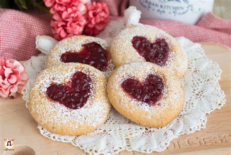 Biscotti A Forma Di Cuore Ricetta Senza Stampo Con Marmellata