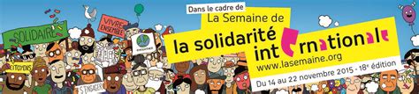 Semaine De La Solidarité Internationale