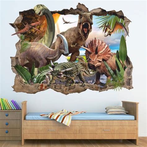 Dinosaur Wall Sticker Dinosaur World Wall Decal Tyrannosaur