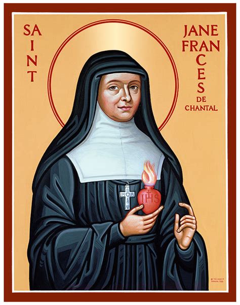 St Jane Frances De Chantal Original Icon Tall Original Icons Of