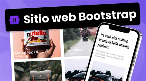 Como Hacer Un Sitio Web Con Bootstrap P Gina Web Moderna Youtube