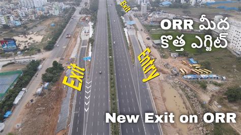 New Exit On Outer Ring Road Hyderabad Opened For Public Use