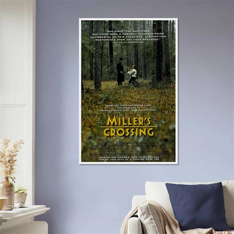 Miller S Crossing 1990 Poster Miller S Crossing Classic Vintage