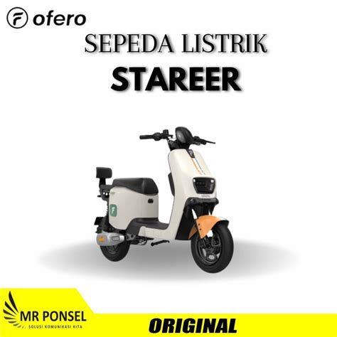 Jual SEPEDA LISTRIK OVERO OFERO STAREER | Shopee Indonesia