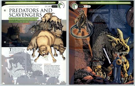 Predators & Scavengers #TAT57-58 Tatooine - Locations - Star Wars Fact File Page