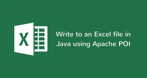 How To Write To An Excel File In Java Using Apache POI CalliCoder