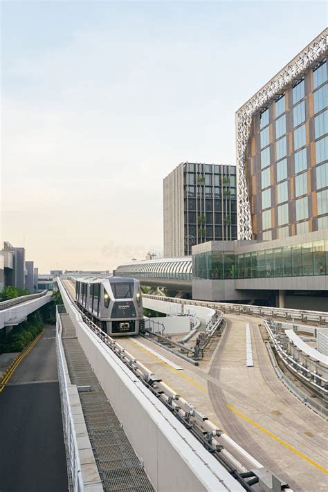 The Changi Airport Skytrain Editorial Photo - Image of skytrain, asia ...