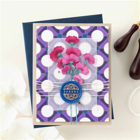 Wax Seal Collection On Handmade Cards With Jung Ahsang Spellbinders Blog