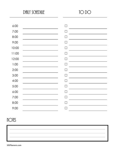 Free Daily Planner Template Customize Then Print