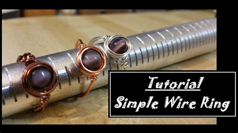 Simple Wire Ring Tutorial Youtube