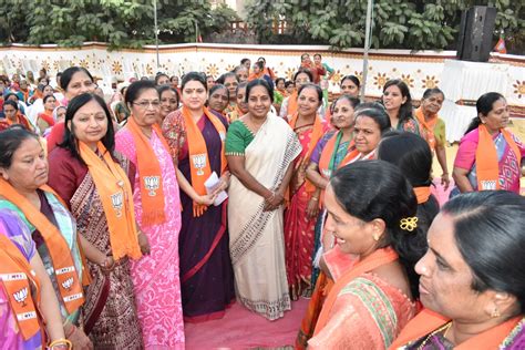 Bjp S Mahila Morcha Set For Raas Garba As Exit Polls Predict Sweep