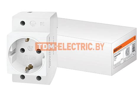 Розетки на DIN-рейку TDM ELECTRIC | Низковольтное оборудование | ООО ...