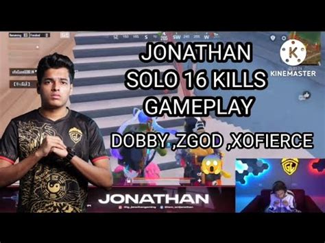 JONATHAN GAMING GOD LEVEL GAMEPLAY SOLO 16 KILLS Jonathan Bgmi