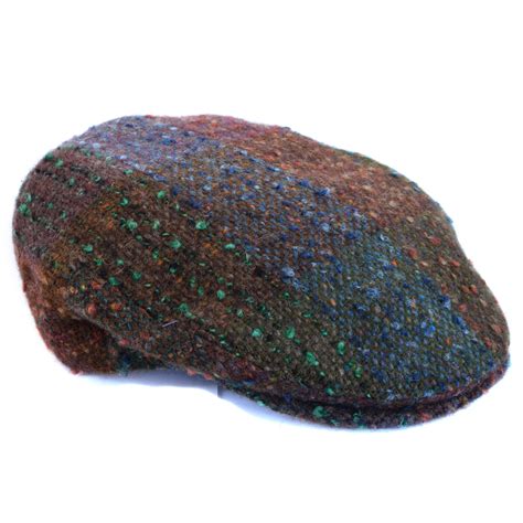 County Cap To Clear Studio Donegal Handmade Tweed Flat Cap