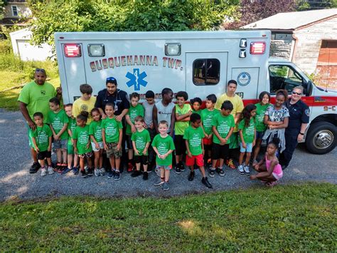 Little Valley Park Summer Program Visit! | Susquehanna Township EMS