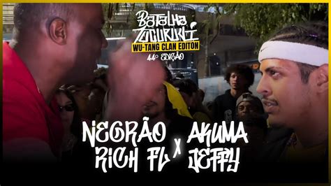 Negrão Rich FL x Akuma Jeffy FASE BATALHA TUCURUVI 44ª WU TANG CLAN