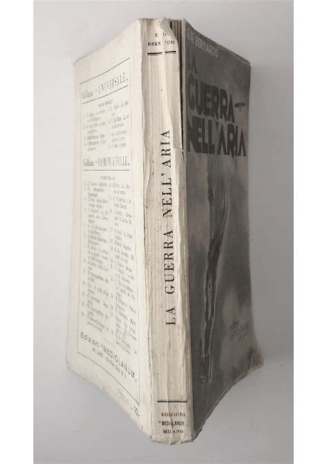 LA GUERRA NELL ARIA Di De Bernardis 1935 Mediolanum Libro Aeroplani