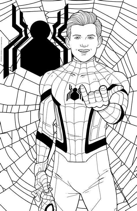 Disegni Di Spiderman Da Colorare Wonder