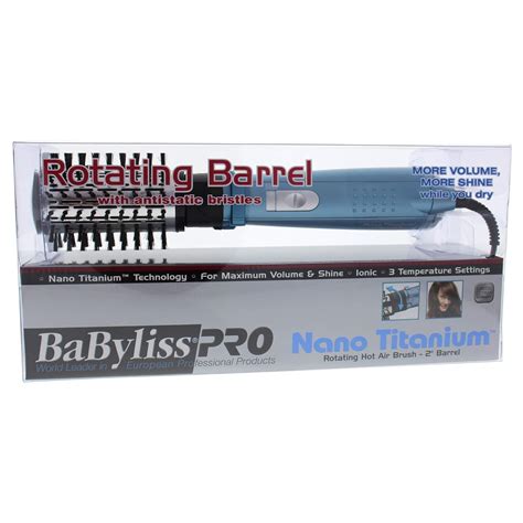 Babyliss Pro Babnt178 Nano Titanium Rotating Hot Air Brush Ionic Anti