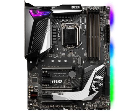 MSI S1151 ATX MPG Z390 Gaming Pro Carbon DDR4 Motherboard | Computer ...