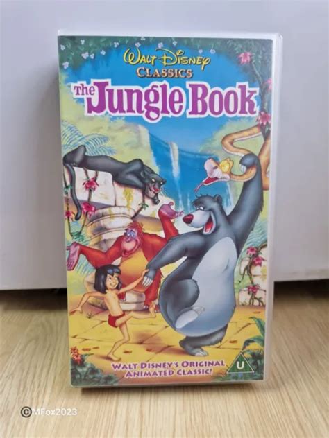 THE JUNGLE BOOK Disney Classics VHS Video Tape Cassette Retro EUR 5 89