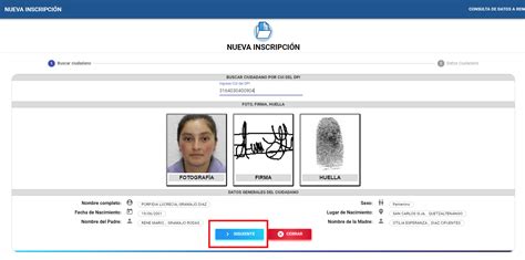 Empadronamiento Y Actualización De Datos Ayuda Del Portal Web Interno Tse