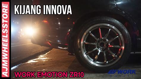 MODIFIKASI KIJANG INNOVA VELG WORK ZR10 AJMHEELSSTORE YouTube