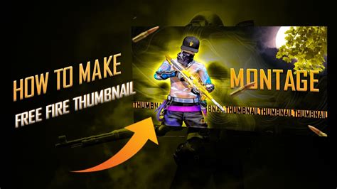 Make This Free Fire Free Fire Montage Thumbnail With D Character