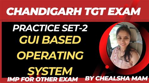 Gui Based Operating System Mcq Chandigarh Tgt Ict Preparation Ict