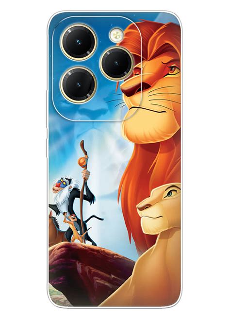 Infinix Hot чехол Король Лев Симба и Лана с героями мультфильма