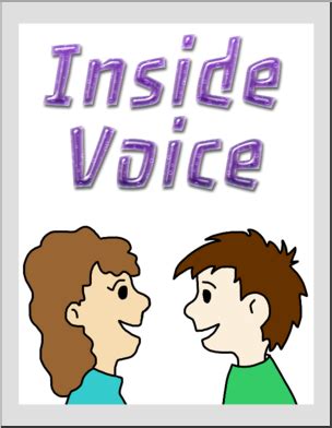 Indoor Voice Clipart