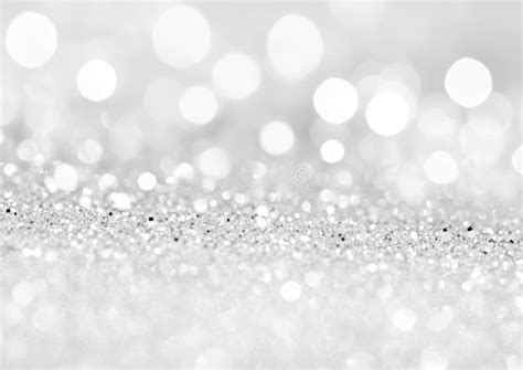 White Sparkle Shiny Wrapping Paper Background with Silver Glitter ...