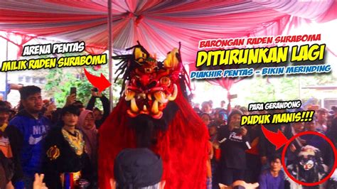 DITURUNKANNYA KEMBALI BARONGAN RADEN SURABOMA KUDA LUMPING MUTIARA