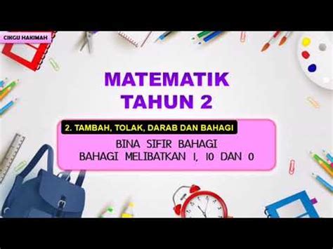 Latihan Bina Sifir Bahagi Tahun Membina Sifir Bahagi Worksheet